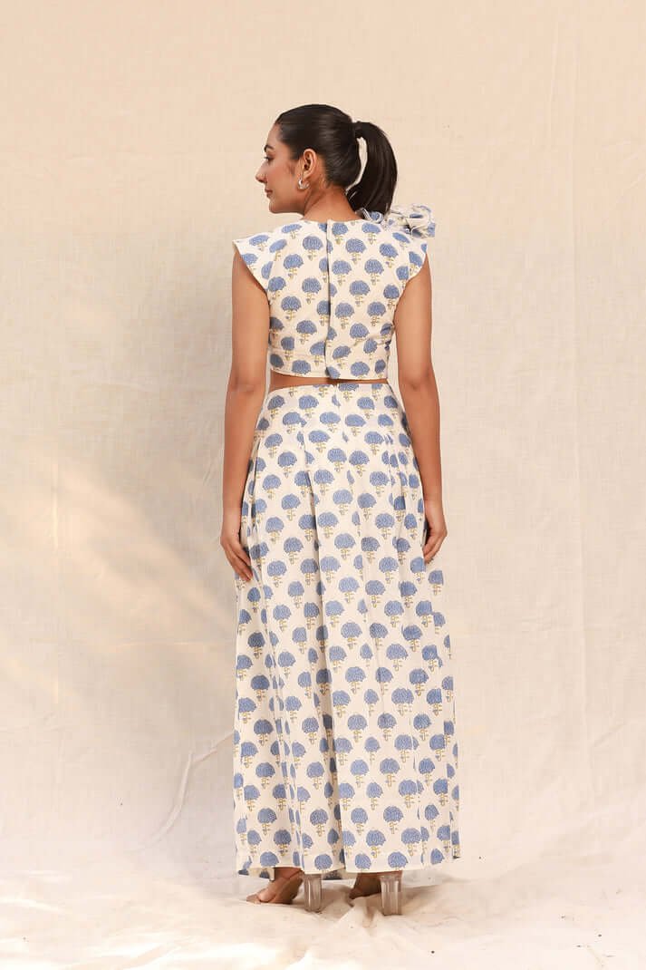 Blue Lotus Print 3D flower - Image 5