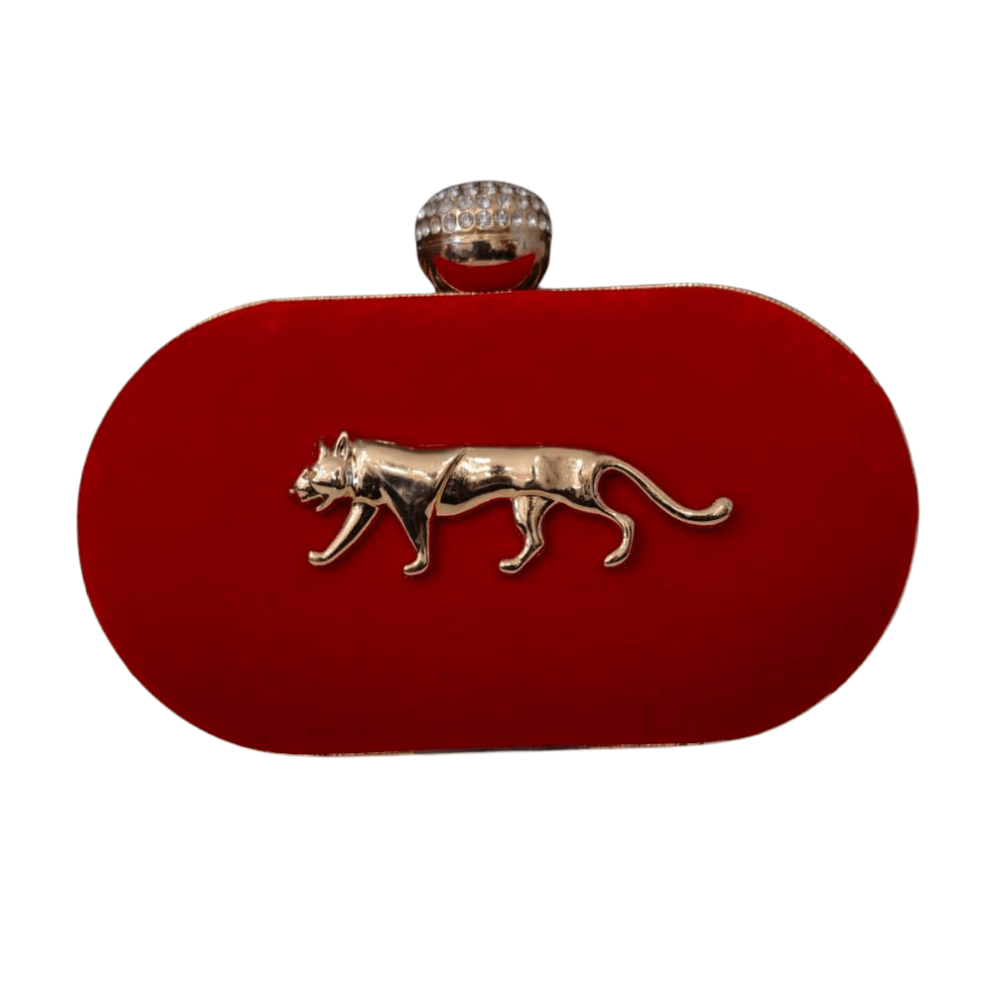 Midnight Prowl Velvet Clutch - Image 2