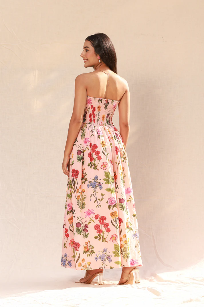 Floral Tube Maxi with Pockets - Image 3