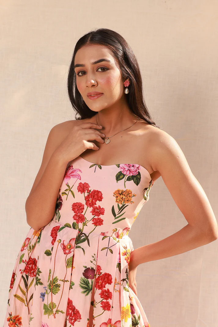 Floral Tube Maxi with Pockets - Image 2