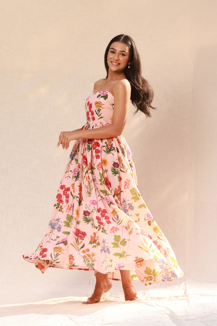 Floral Tube Maxi with Pockets - Image 5
