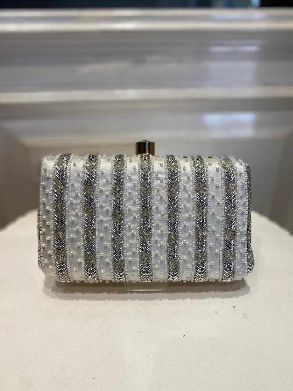 Elegant Beaded Clutch