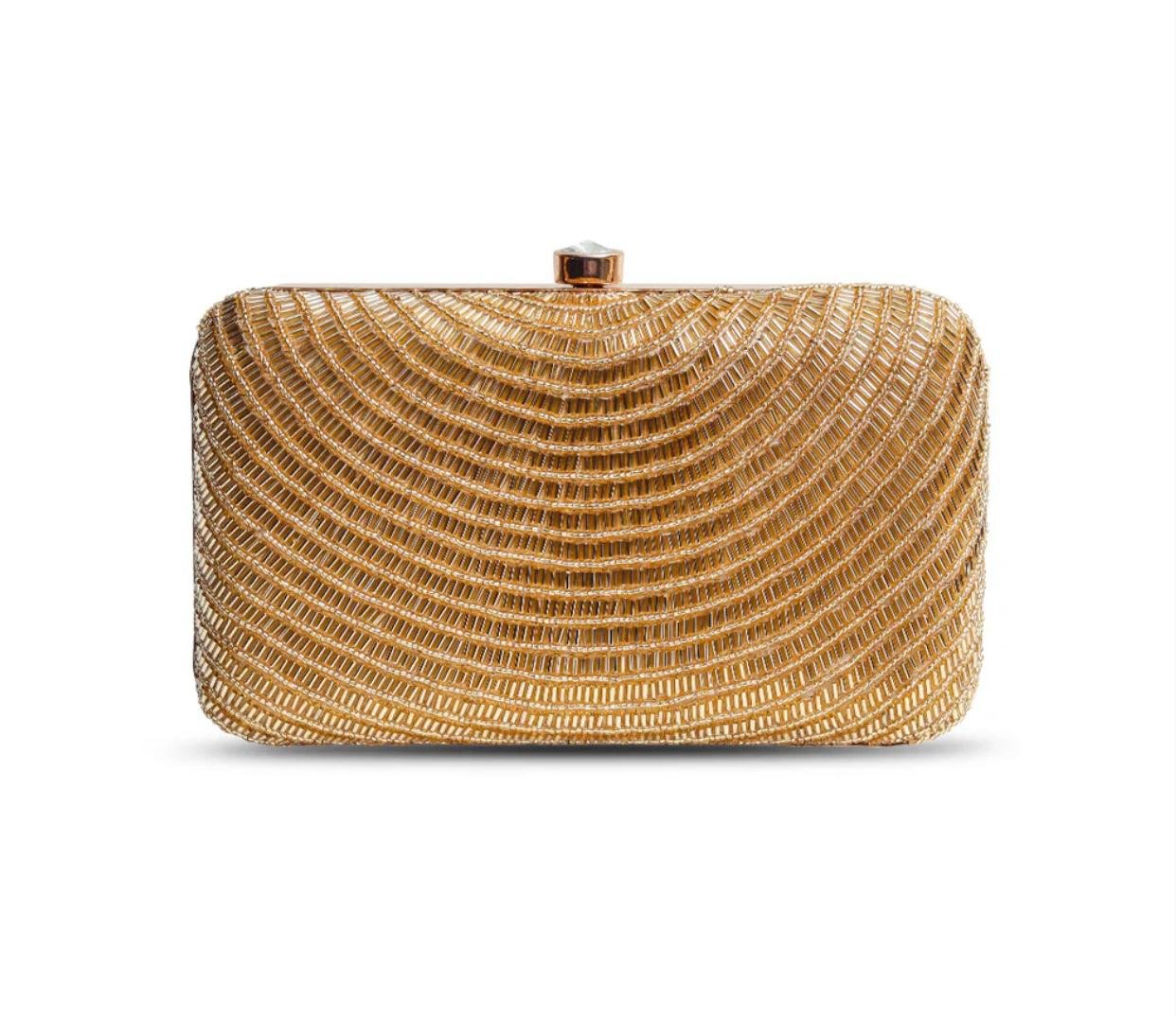 Elegant Golden Clutch