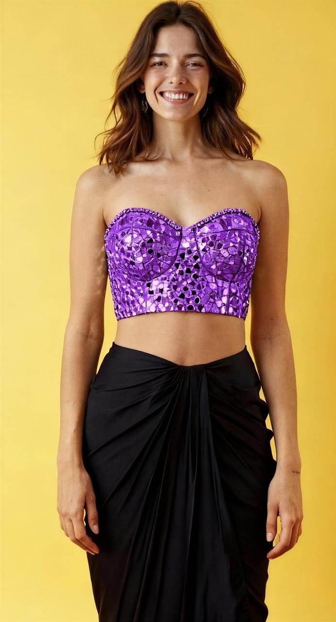 Pleated Drape Bottom